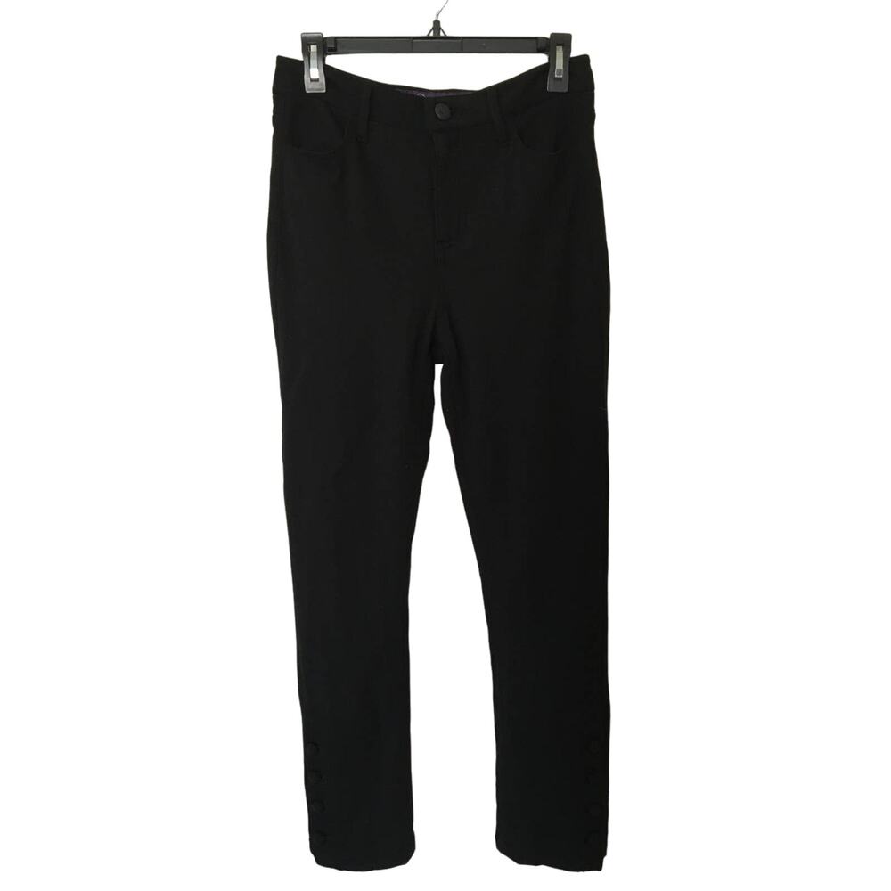 NYDJ Not Your Daughter's Jeans Size 2 Black Lift Tuck Technology Ankle Buttons